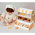 VIGA Drewniana Mini Piekarnia Sklepik Stragan z Wypiekami 16el.