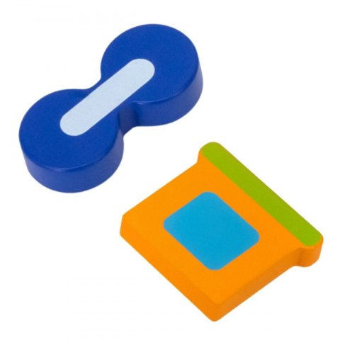 VIGA Drewniana Układanka Edukacyjna Montessori Pociąg