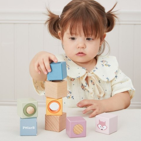 VIGA Drewniane Klocki Sensoryczne PolarB