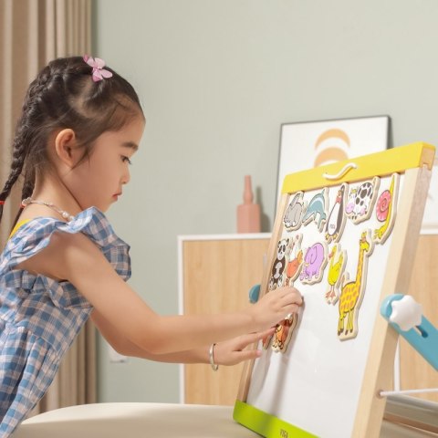 VIGA Drewniane Magnesy Zwierzęta zestaw 20 elementów