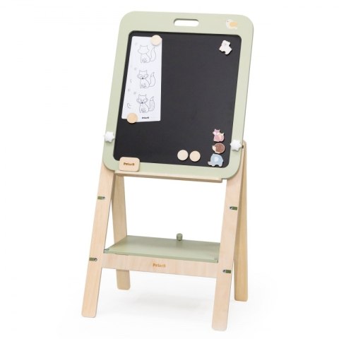 VIGA PolarB Rosnąca Drewniana Tablica Kredowa Suchościeralna Magnetyczna 3+