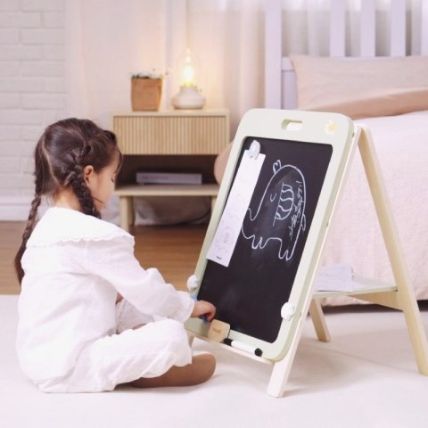 VIGA PolarB Rosnąca Drewniana Tablica Kredowa Suchościeralna Magnetyczna 3+