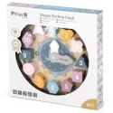 VIGA PolarB Sorter Kształtów Zegar nawlekanka Montessori 18m+