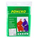 Płaszcz Peleryna Przeciwdeszczowa Wielokrotnego Użytku Zielona 132 x 203 cm