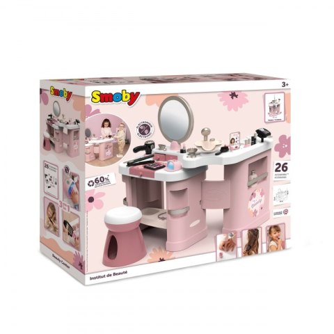 SMOBY Centrum małej stylistki BEAUTY + 26 akcesoria Fryzjer i kosmetyczka