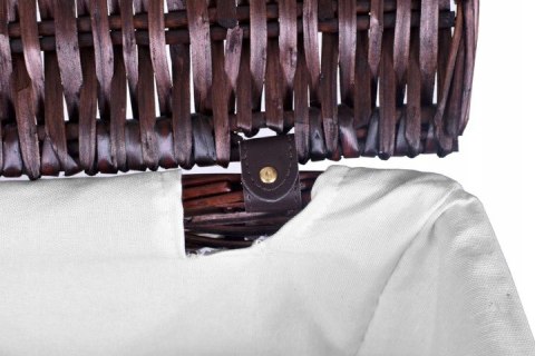 Kosz wiklinowy brązowy 72 L