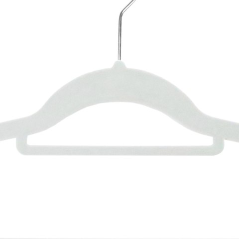 Wieszak welurowy MAXI komplet 100 szt szary