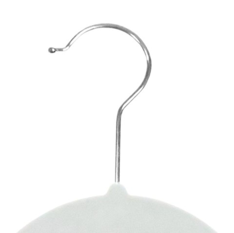 Wieszak welurowy na ubrania Maxi komplet 20 sztuk - szary