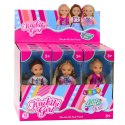 Mini Laleczka Kaibibi Długie Włosy Kolorowa Sukienka 12 cm Mix