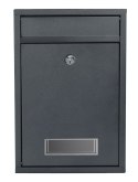 Skrzynka pocztowa na listy Gustav antracyt z napisami