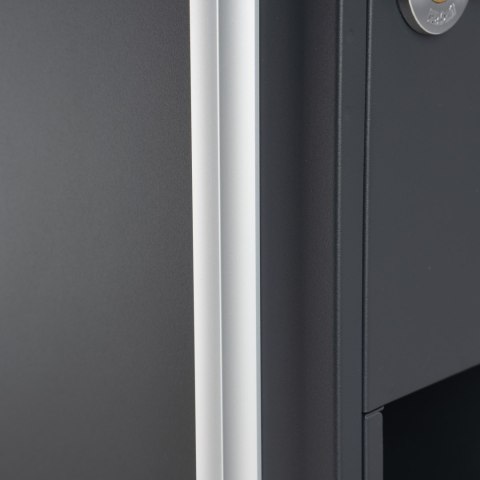 Skrzynka pocztowa na listy MILUZ antracyt