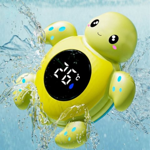 WOOPIE BABY Termometr do Kąpieli 2w1 Mierzenia Temperatury Wody i Pomieszczenia Żółwik
