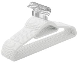 Wieszak welurowy Maxi komplet 60 sztuk szary