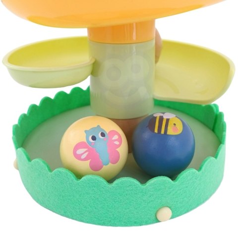 WOOPIE GREEN Drewniany Kulodrom Tor Kulkowy Sensoryczny Edukacyjny 6 el.