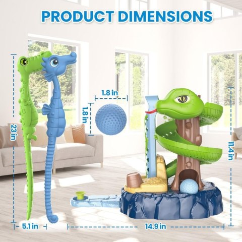 WOOPIE Gra Zręcznościowa Mini Golf SNAKE GOLF