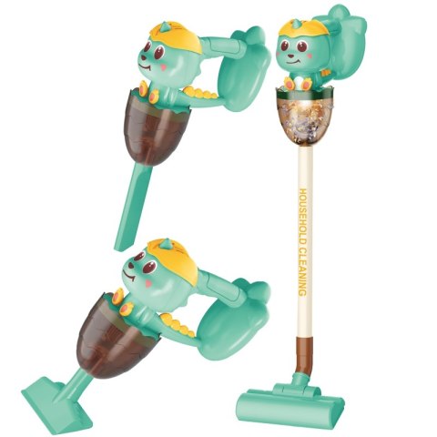 WOOPIE Interaktywny Odkurzacz Dino 3w1 Funkcja Ssania Światło Dźwięk