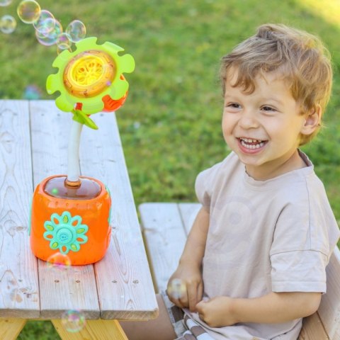 WOOPIE Interaktywny Słonecznik Maszyna do Baniek Mydlanych