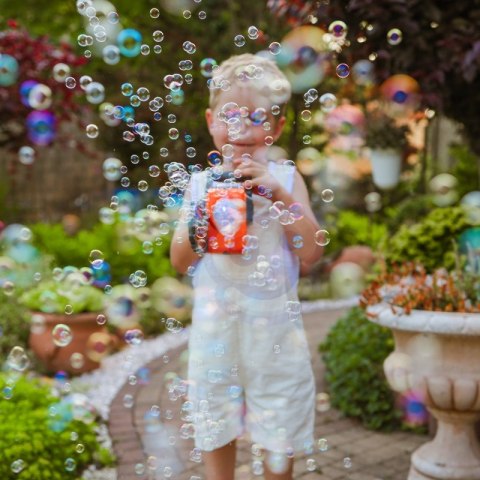 WOOPIE Piła Łańcuchowa - Pistolet do Robienia Baniek Mydlanych