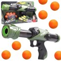 WOOPIE Pistolet na Piłki Kulki Piankowe Wyrzutnia Automatyczna 9 el.