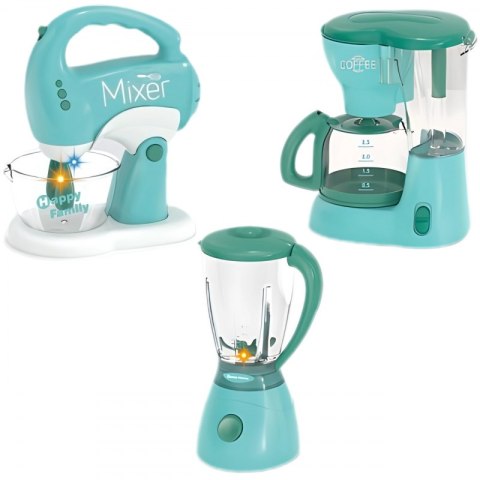 WOOPIE Zestaw AGD dla Dzieci 3w1 Mikser Blender Robot Kuchenny