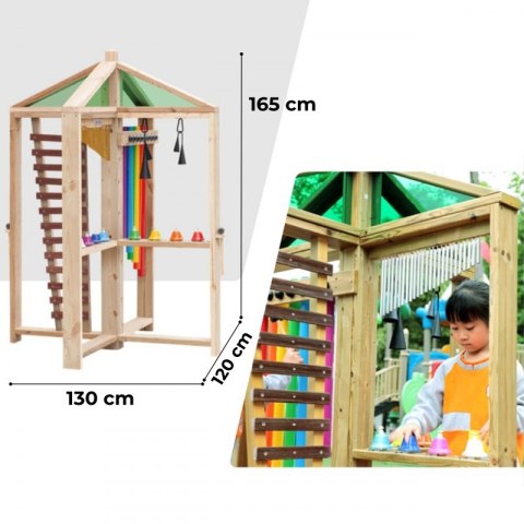 CLASSIC WORLD EDU Muzyczny Drewniany Plac Zabaw XXL