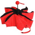 Parasolka Kieszonkowa Składana z Ochroną UV UPF 50+ Etui Czerwona 90 cm