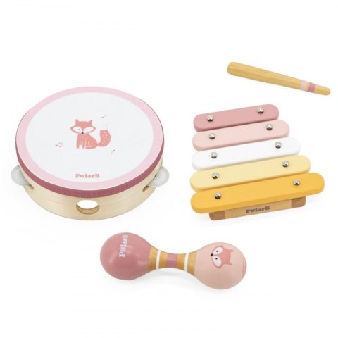 VIGA PolarB Zestaw Instrumentów Muzycznych Różowy 12m+