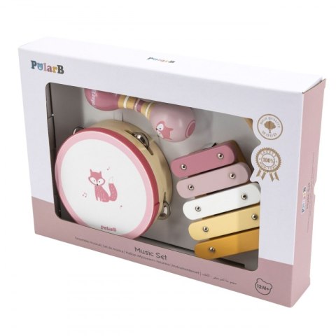 VIGA PolarB Zestaw Instrumentów Muzycznych Różowy 12m+