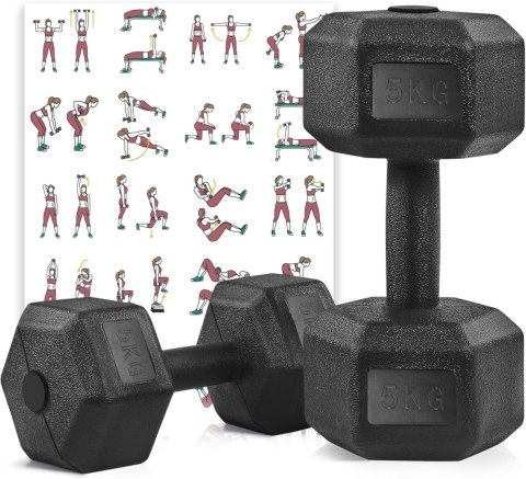 Zestaw 2 hantli OLIMP hantle 2x5 kg