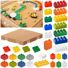 MASTERKIDZ Zestaw Klocków Konstrukcyjnych STEM 563 el. z Nakładkami na Panel 4 szt.