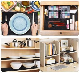 Mata antypoślizgowa do szuflad BARGO 48 x 300 cm czarna