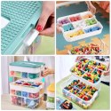 Pudełko 4-piętrowe na zabawki klocki LEGOS