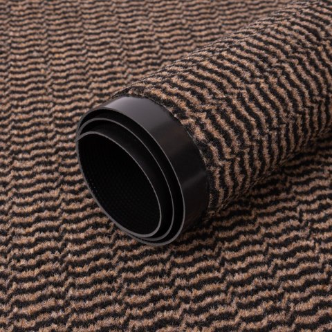 Wycieraczka do butów wejściowa pod drzwi 40x60 cm Neila brązowa