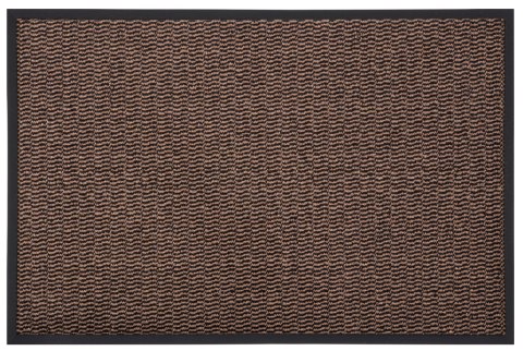 Wycieraczka do butów wejściowa pod drzwi 80x120 cm WANDA brązowa