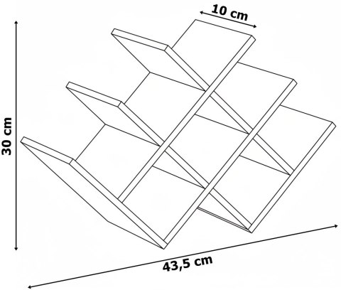 Bambusowy stojak na wino SOLARIS naturalny