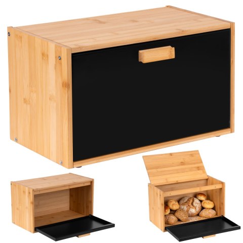 Chlebak pojemnik na pieczywo bambusowy CHARLES