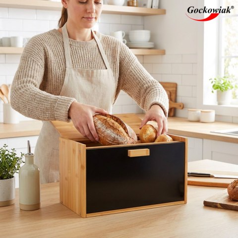 Chlebak pojemnik na pieczywo bambusowy CHARLES