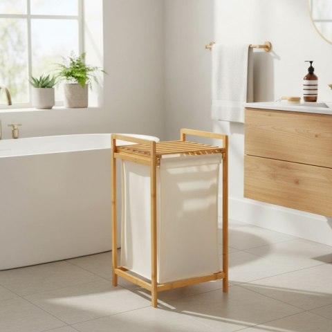 Kosz na pranie lub zabawki bambusowy HANOI 1 przegroda