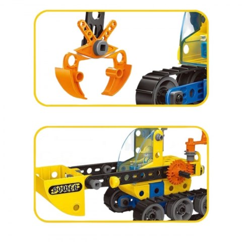 WOOPIE Klocki Konstrukcyjne Zbuduj Pojazdy Budowlane 8 Modeli STEAM