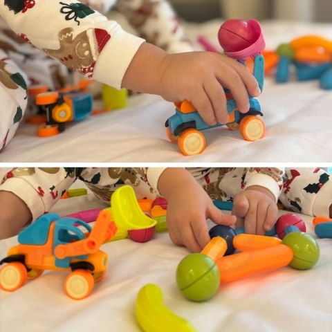 WOOPIE Magnetyczne Klocki Konstrukcyjne Pojazdy 52 el.