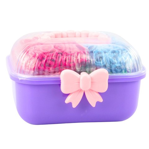 Zestaw Kreatywny DIY Do Robienia Bransoletek Gumki Akcesoria