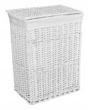Zestaw koszy wiklinowych białych 72L I 114L