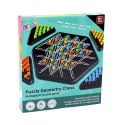 Gra Strategiczna Rodzinna Edukacyjna Puzzle Geometryczne Trójkąty