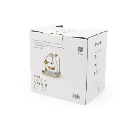 VIGA PolarB Drewniany Labirynt Przeplatanka Edukacyjna Montessori 18m+