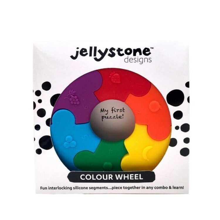 Jellystone Designs Colour Wheel – pierwsze puzzle sensoryczne z silikonu